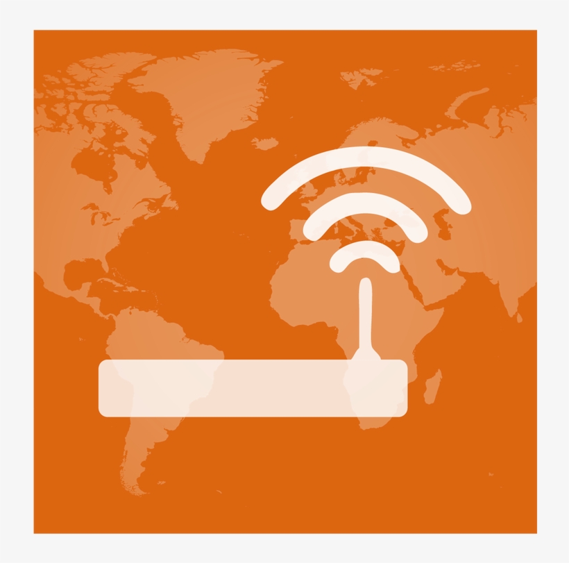 Wifi Indigo World Map Passport Holder (indigo) Free Transparent PNG