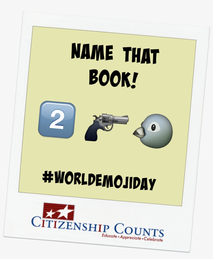 Another Emoji Riddle Name The Book - Citizenship Counts, transparent png #4633985