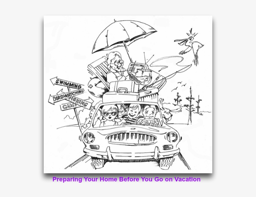 Normal 1530208985 Preparing Your Home Before You Go - Cartoon, transparent png #4634033