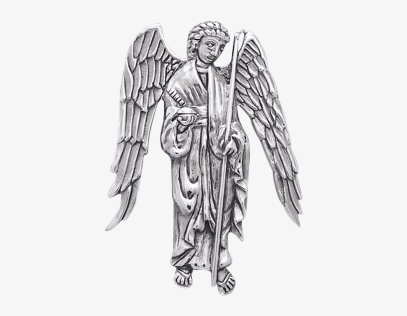 Picture Stock Archangel Drawing Knight - Archangel Raphael Black And White, transparent png #4634088