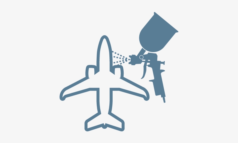 Paint & Exterior Detailing - Aircraft Painting Icon Png, transparent png #4634961