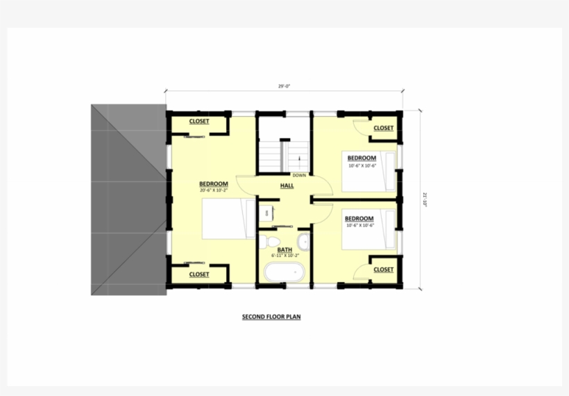 2nd Floor - Floor Plan, transparent png #4634964