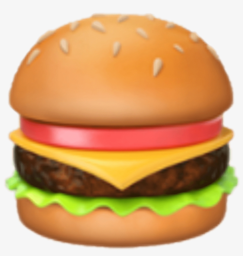 Burger Emoji Emojis Emojisticker Emojisstickers - Google Burger Emoji, transparent png #4635785