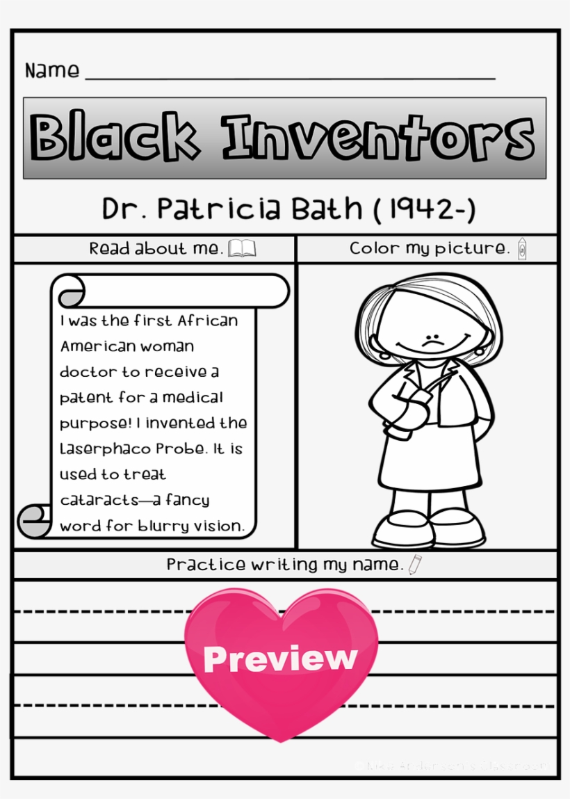Patricia Bath - Black History Month, transparent png #4636060