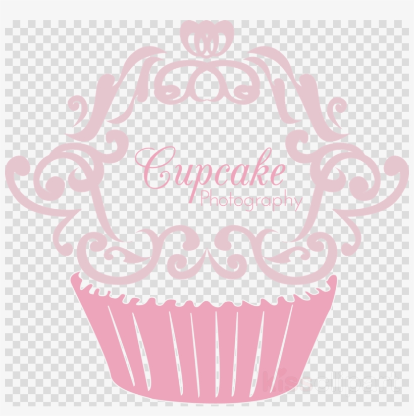 Cute Cupcakes Logo Clipart Cupcake Bakery Frosting - Rifle Scope View, transparent png #4636061
