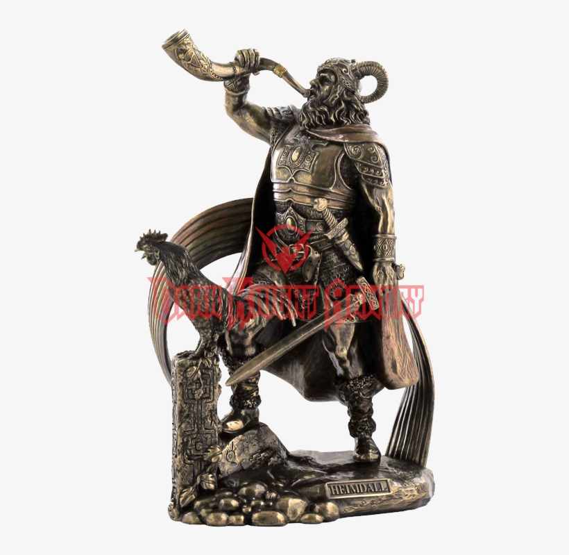 Norse God - Heimdall Statue - Norse God Heimdall Bronzed Finish Statue By Veronese, transparent png #4636685