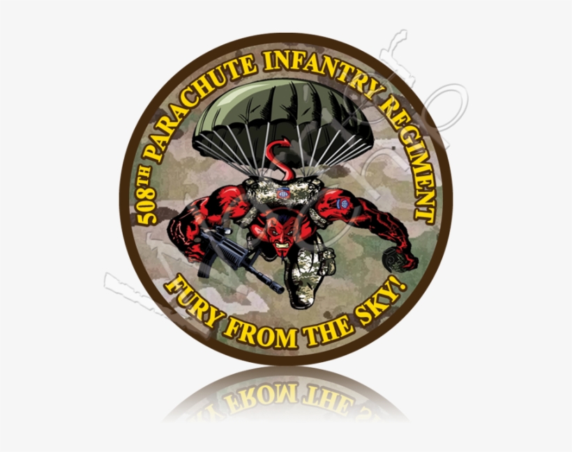 Army 508th Parachute Infantry Regiment - Emblem, transparent png #4638048