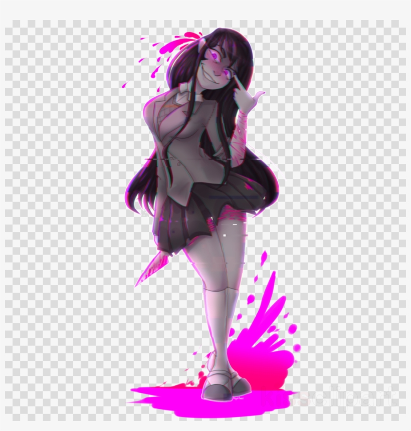 Doki Doki Literature Club Waifu Clipart Doki Doki Literature - Doki Doki Literature Club Waifu, transparent png #4638425