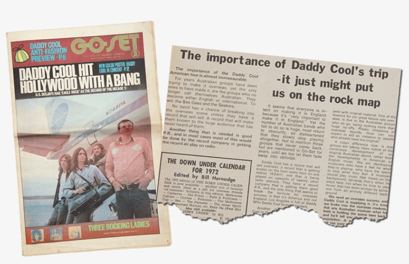 "we Need An Overseas Success And Daddy Cool Is Supplying - Flyer, transparent png #4638886