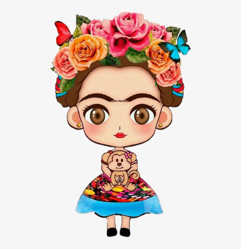 Frida Kahlo Inspired Wallet Clutch Coin Purse Mexican, transparent png #4639253