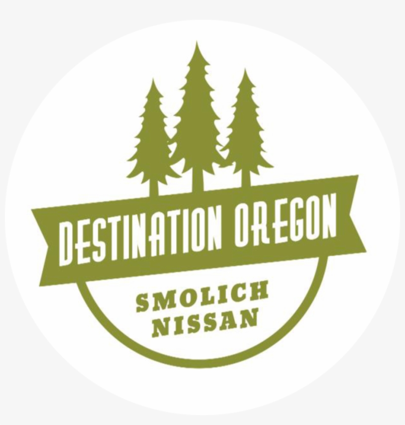 Destination Oregon Smolich Nissan Round - Label, transparent png #4639299