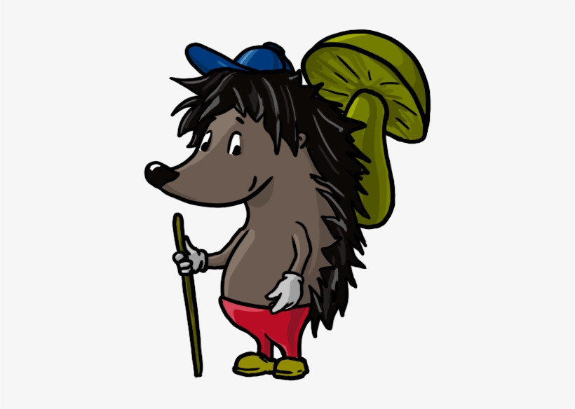 How To Draw Cartoon Characters And Heroes - Jež Crtež, transparent png #4639408