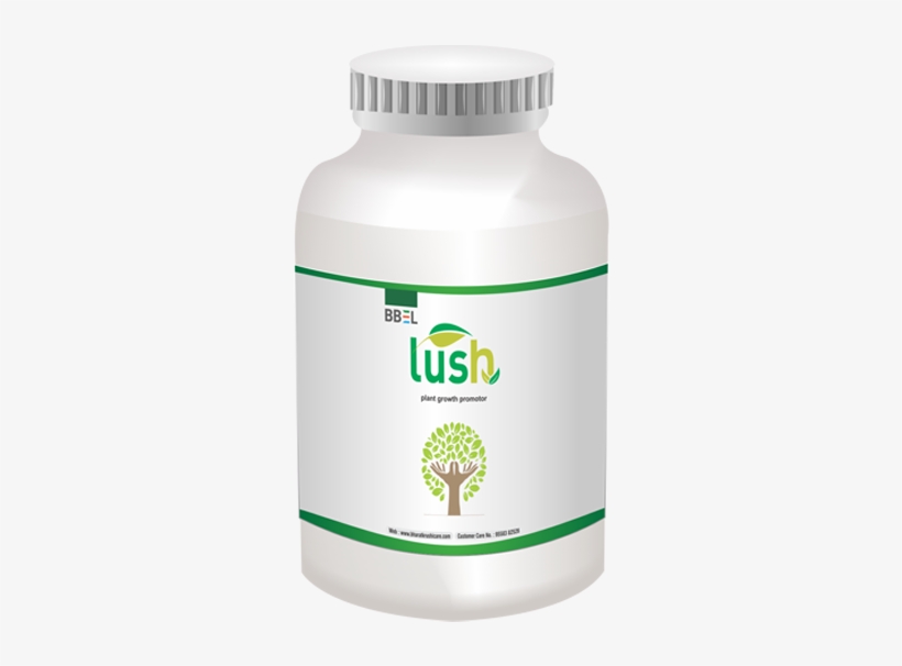 Bbel Lush Is A Dark Brown Liquid Formulation Prepared - Plastic Bottle, transparent png #4639530