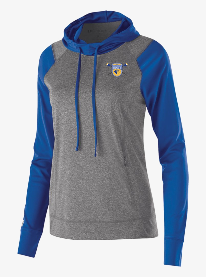 Treasure Coast Rowing Club Ladies Mechanical Echo Hoodie - Holloway 222739-graphite Heather- Forest-2x Ladies, transparent png #4639591