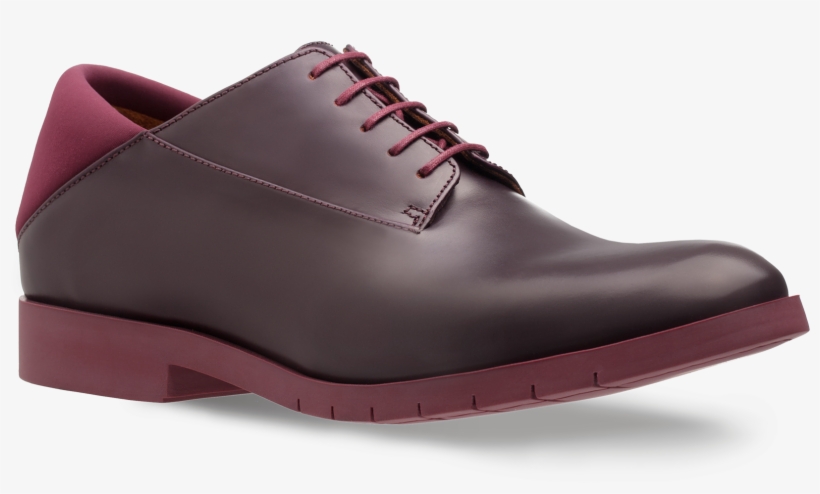 Derby Burgundy - Leather, transparent png #4640209