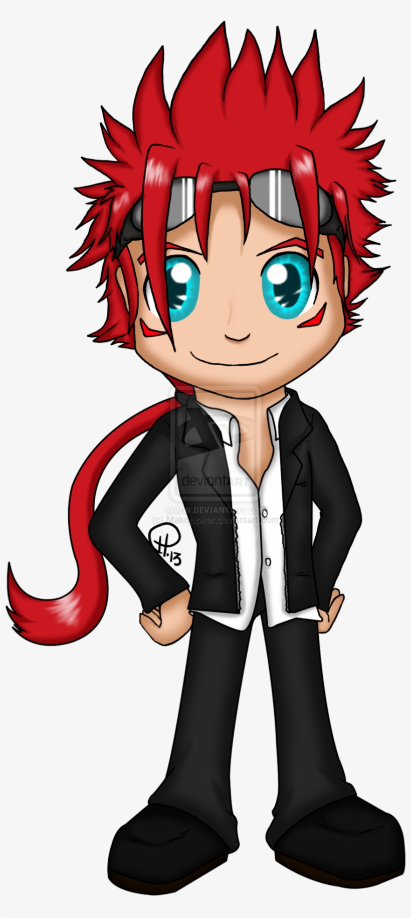 Ff7 = Chibi Reno = - Chibi Reno Ff, transparent png #4640401