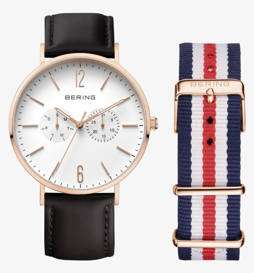 Bering 14240-464 - Striped Watch, transparent png #4640404