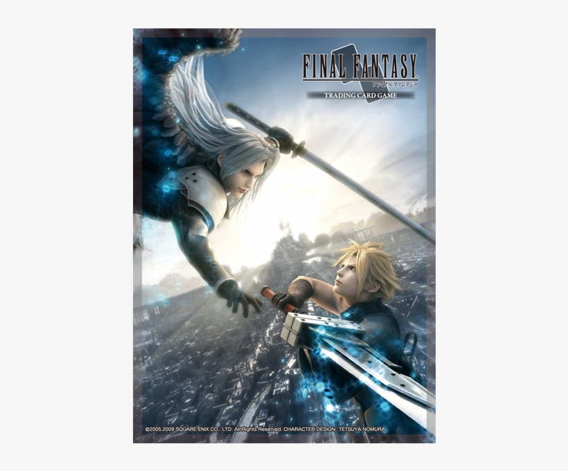 Final Fantasy Tcg Sleeves Ffvii Adventchildren Cloudsephiroth - Final Fantasy Vii Advent Children, transparent png #4640713