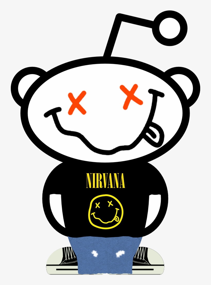 I Created A Little Nirvana Reddit Alien - Reddit Robot, transparent png #4640829