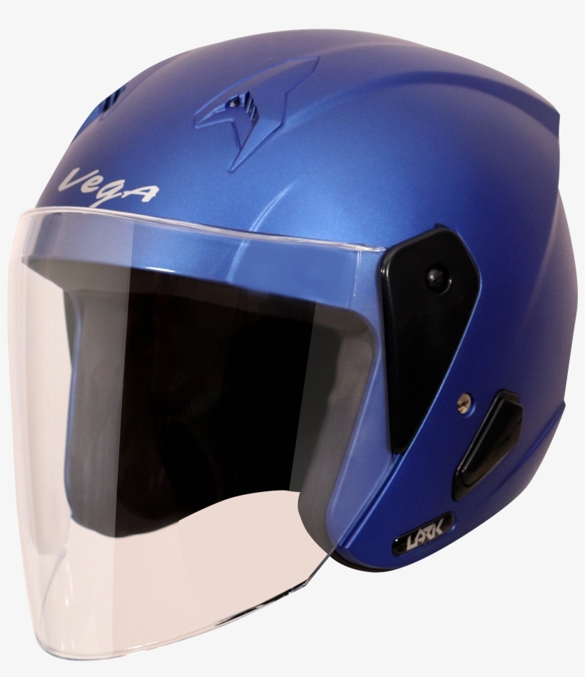Lark Dull Blue Helmet - Blue, transparent png #4641274