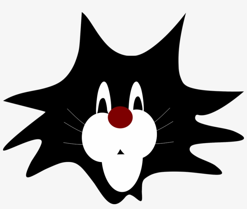 Curly Mustache Cliparts 24, Buy Clip Art - Black Cat Splat Tote Bag, transparent png #4642158