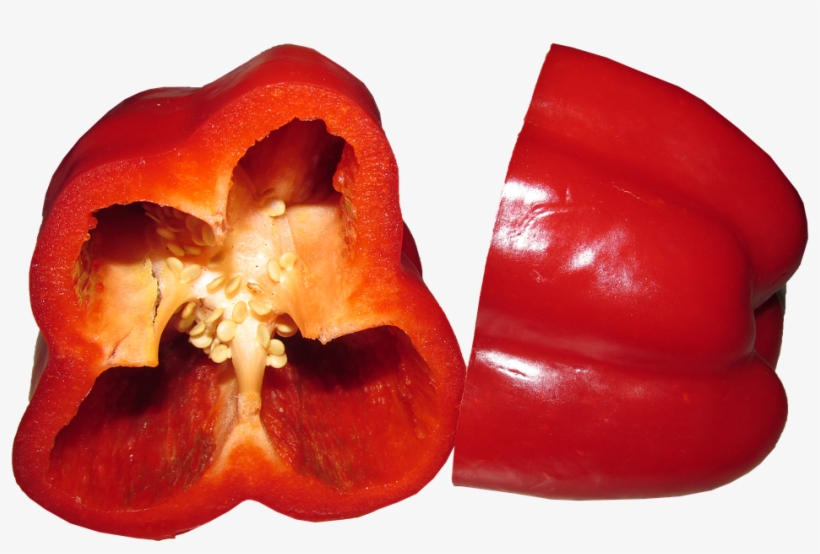 Capsicum, Cut Vegetable, Cooking, Healthy Food - Cooking, transparent png #4642303