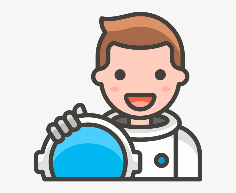 Man Astronaut Emoji - Singer Icon Png, transparent png #4642482