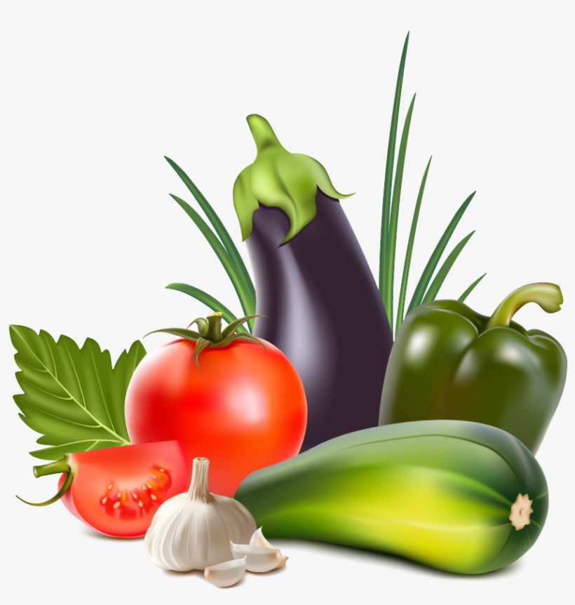Clipart Vegetables Silhouette - Green Vegetable Vector Png, transparent png #4642843