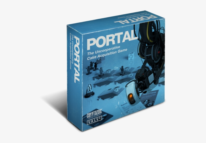Portal Board Game The Uncooperative Cake Acquisition - Uncooperative Cake Acquisition Game, transparent png #4643897