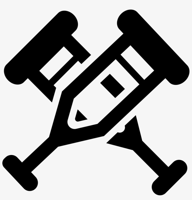 Crutches Comments - Crutches Icons Png, transparent png #4644517