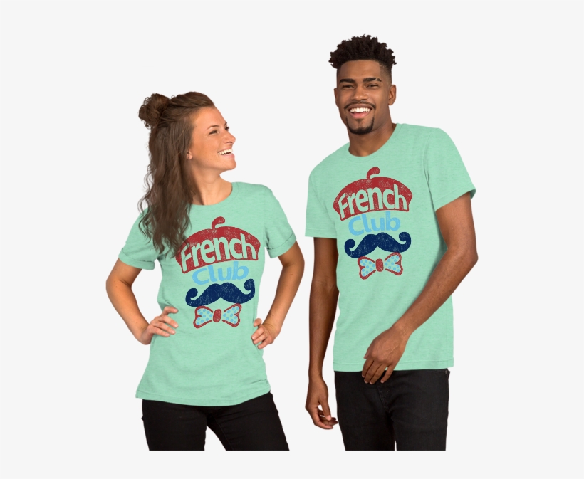 French Club T-shirt - Shirt, transparent png #4644582