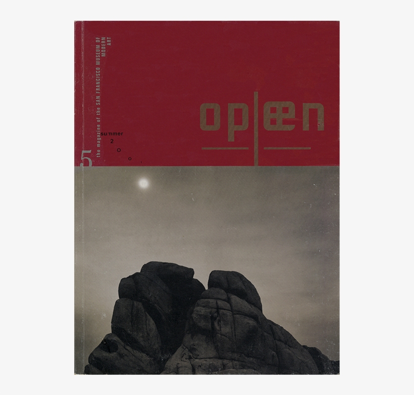 The Magazine Of The San Francisco Museum Of Modern - Open Magazine, No. 5, transparent png #4644645