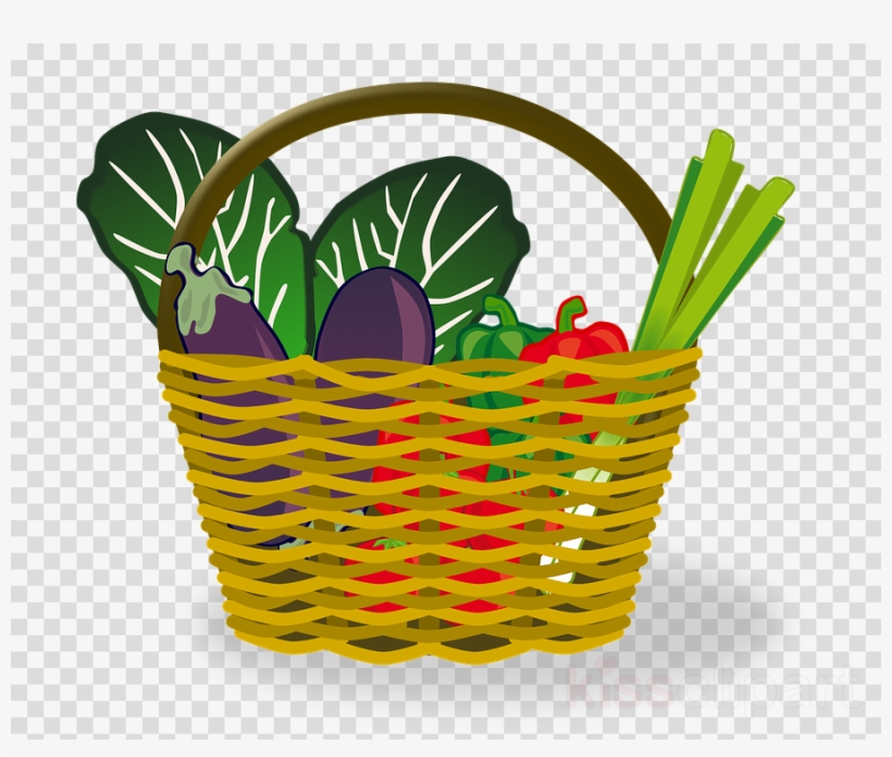 Download Vector Basket Png Clipart Basket Clip Art - Vegetables Clipart Transparent, transparent png #4645105