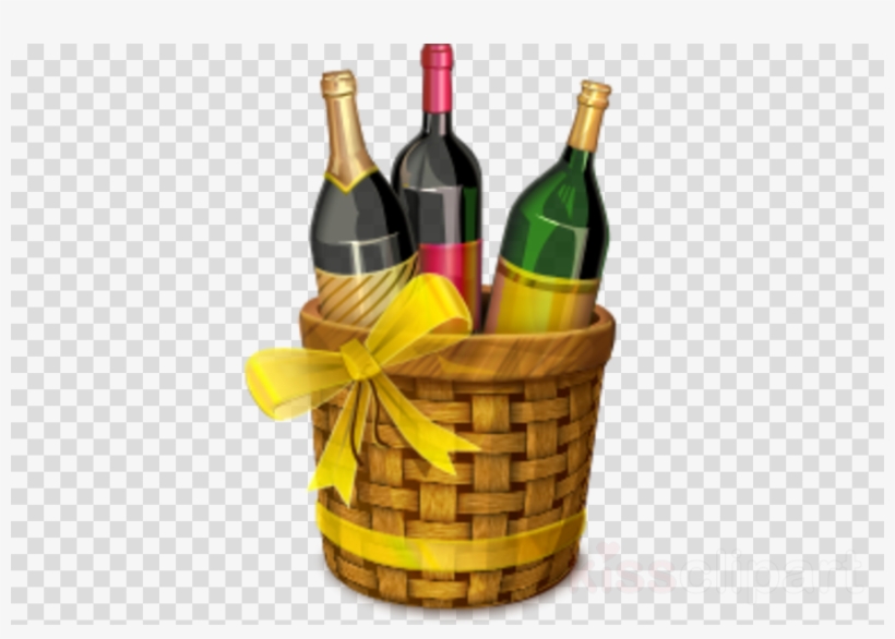 Wine Basket Png Clipart White Wine Common Grape Vine - Wine Basket Png, transparent png #4645914