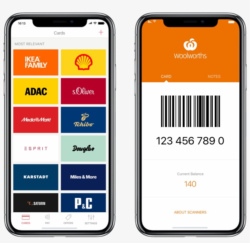 Loyalty Cards In Stocard - Iphone, transparent png #4646901