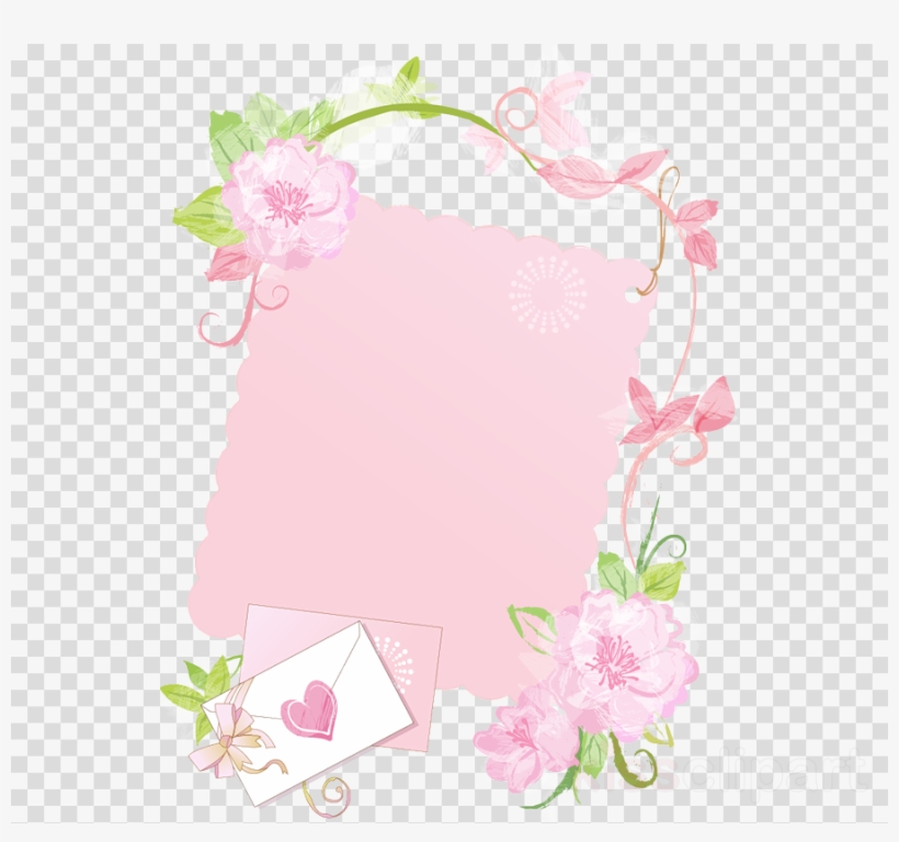 Download Hojas Decoradas De Niñas Para Escribir Clipart - Clip Art, transparent png #4646983