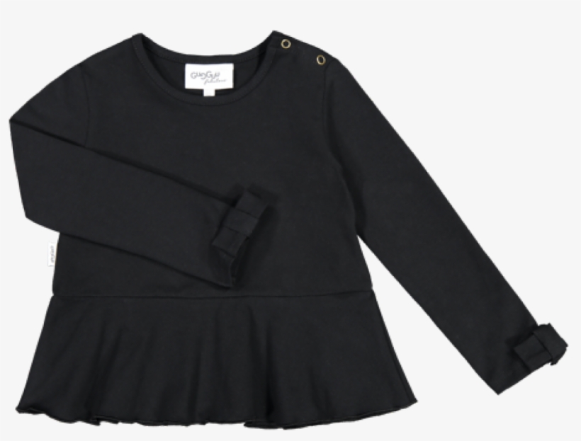 Felicia Shirt, Black - Black, transparent png #4648869