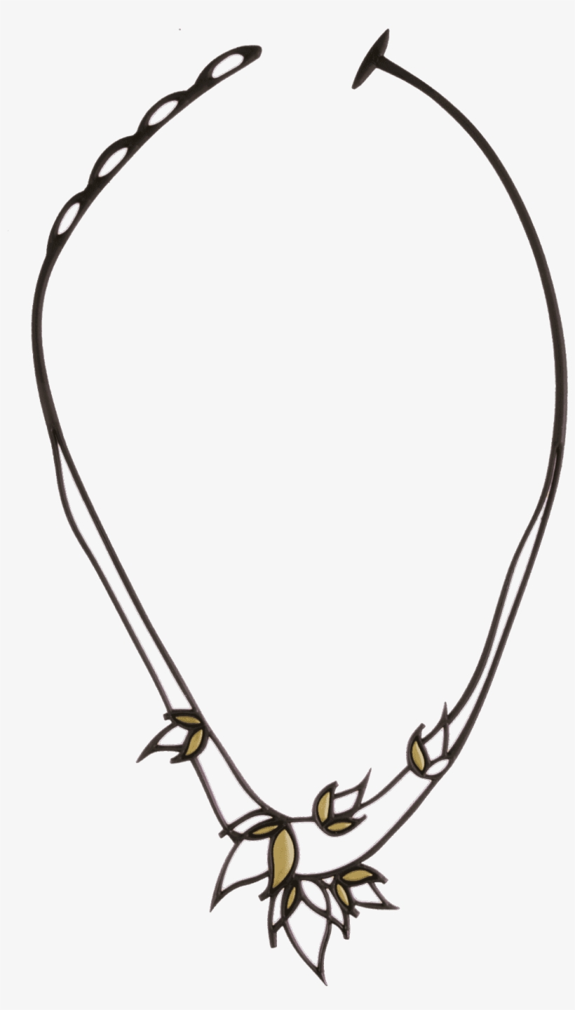 Bijoux Jewelry Jewels Collier Necklace Silicone Gomme - Batucada Flame Eco Friendly Stylish Necklace From Paris, transparent png #4649539