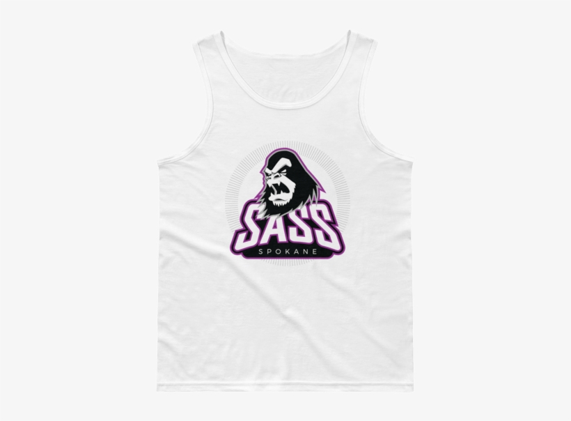 Anvil 986 Sass Logo Lightweight Unisex Tank - Top, transparent png #4649725