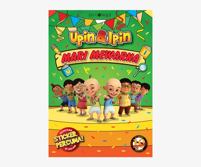 Cover Book - Upin Ipin Presents, transparent png #4649934