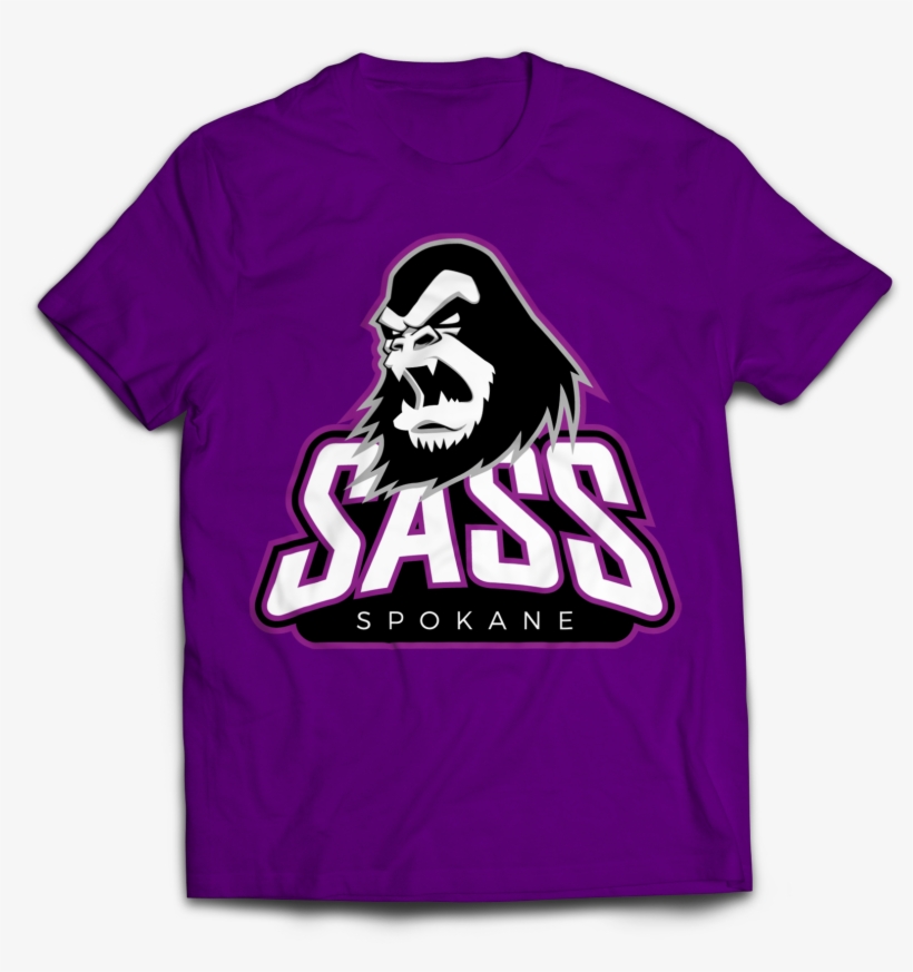 Purple Shirt With Sass Logo - Vintage Hot Boys Shirt, transparent png #4650346