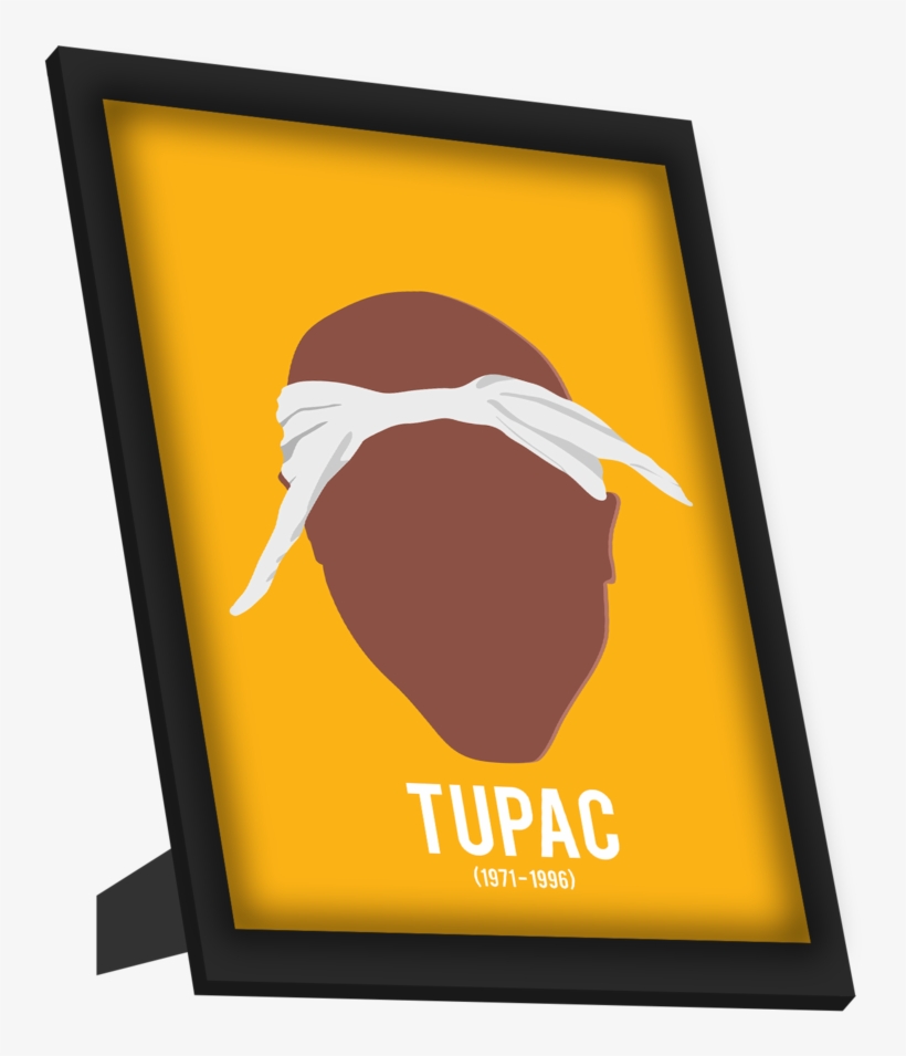 Online Shopping Framed Art Prints & Brand Merchandise - Tupac Shakur, transparent png #4651023