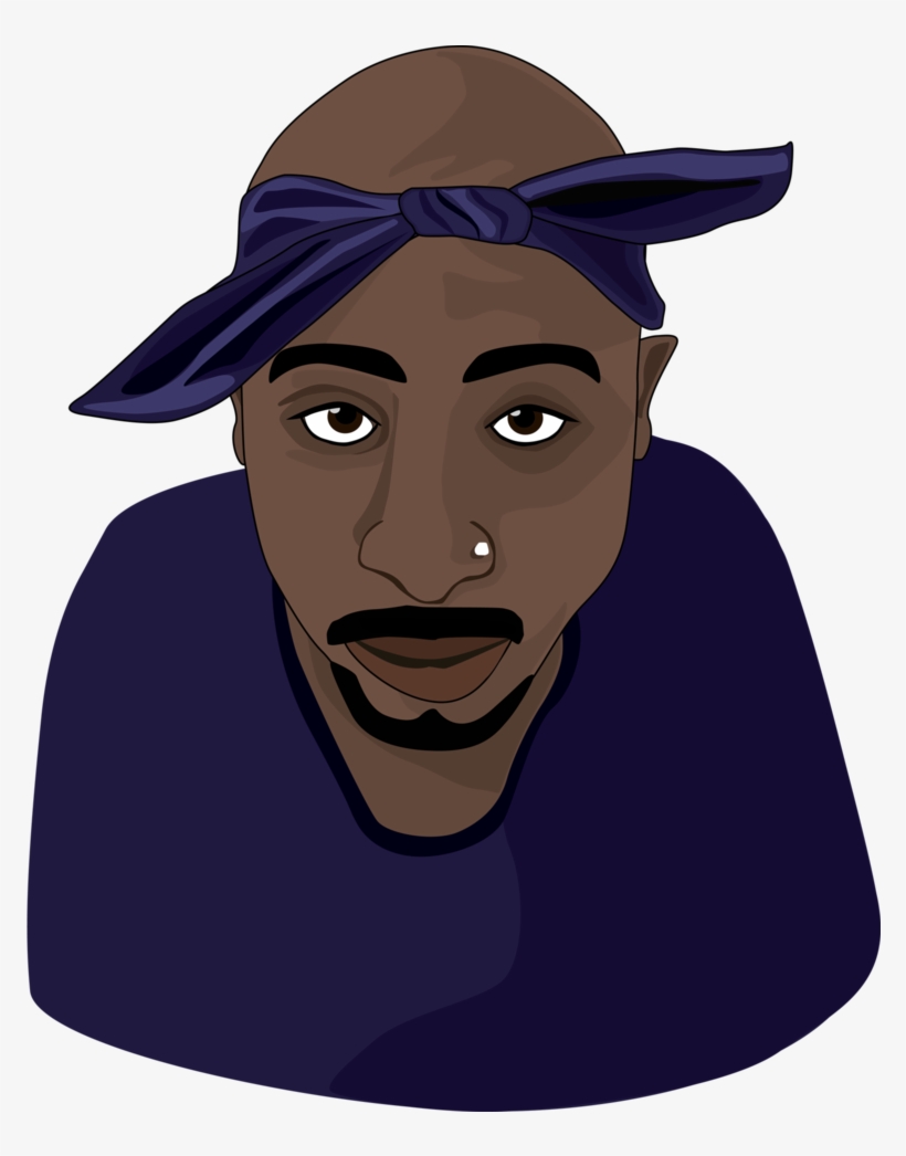 Free Download Tupac Http Gplus To - Tupac Fan Art, transparent png #4651417