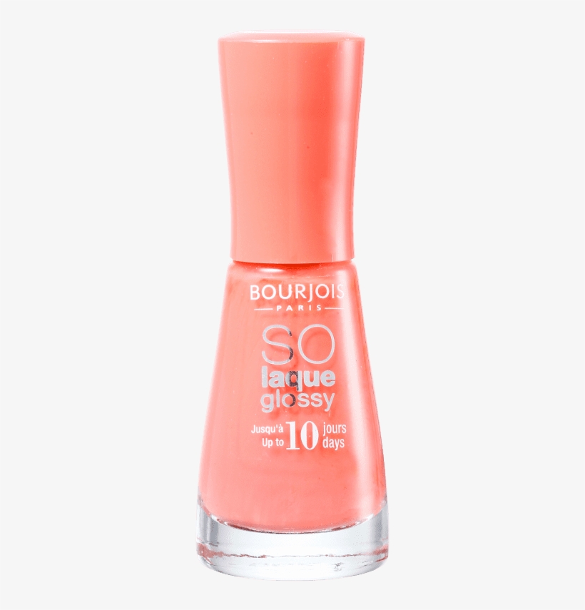 Bourjois So Laque Glossy Pamplemousse - Nail Polish, transparent png #4652248