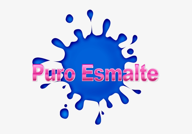 Puro Esmalte Por Aí - Blue Colour Splash Png, transparent png #4652306