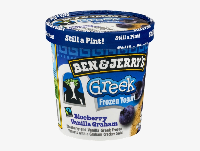 Ben And Jerrys Frozen Yogurt, Greek, Banana Peanut, transparent png #4652580