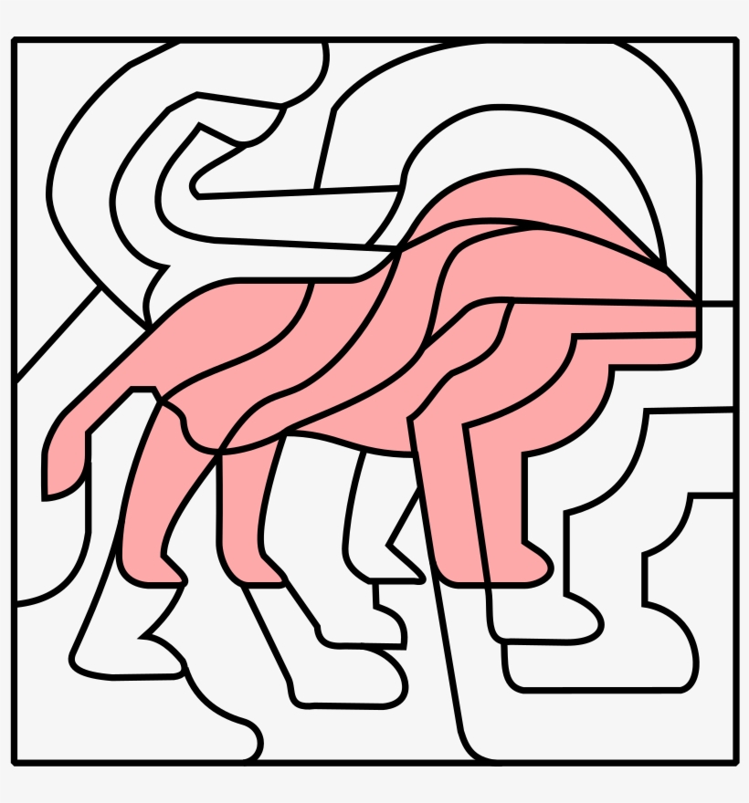 Puzzle Picture Lion, transparent png #4653055