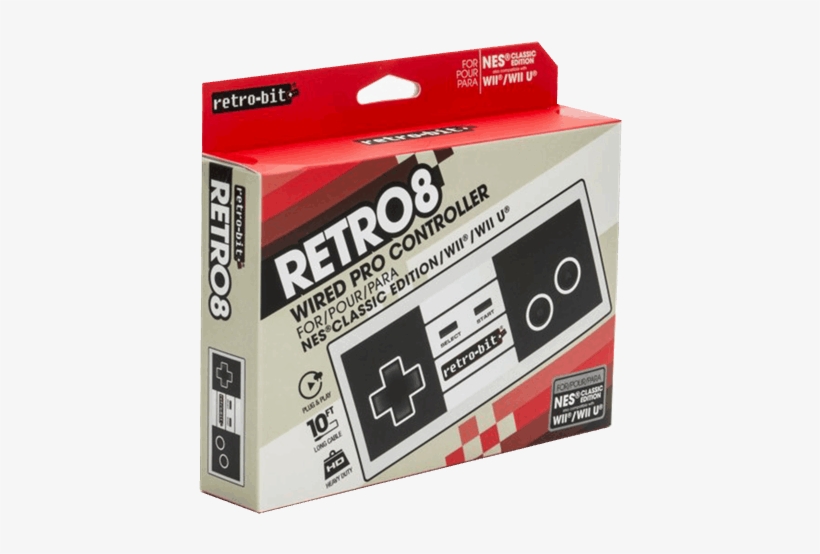 1 Of - Gioteck Turbo Controller For Nintendo Classic Mini., transparent png #4654738