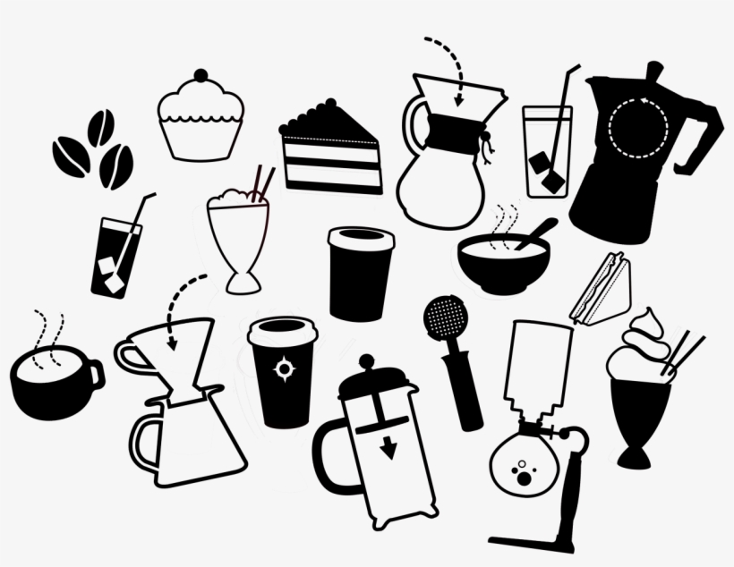 Food Icons Black Coffee Artisan Design - Specialty Coffee Png Icon, transparent png #4655168
