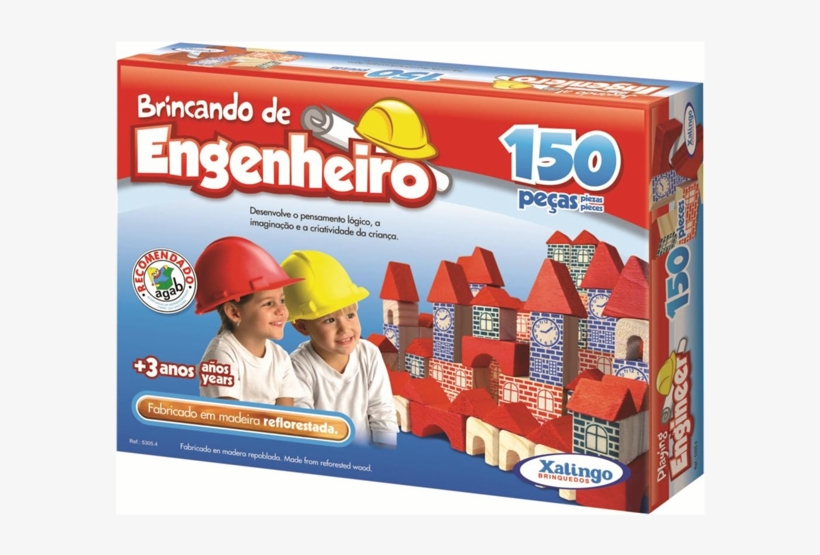 Jogo Brincando De Engenheiro 150 Peças Xalingo - Brincando De Engenheiro - 150 Peças - Xalingo, transparent png #4655388